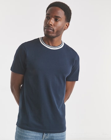 Ringer T-Shirt- Navy