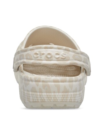 Crocs Almond Tint/Leopard Classic Animal Clog - Standard Fit
