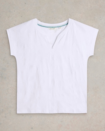 White Stuff Nelly Embroidered Tee