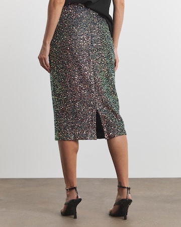 Joanna Hope Multi Sequin Midi Skirt