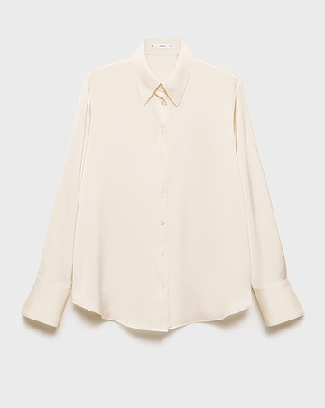 Mango Ideale Cream Shirt