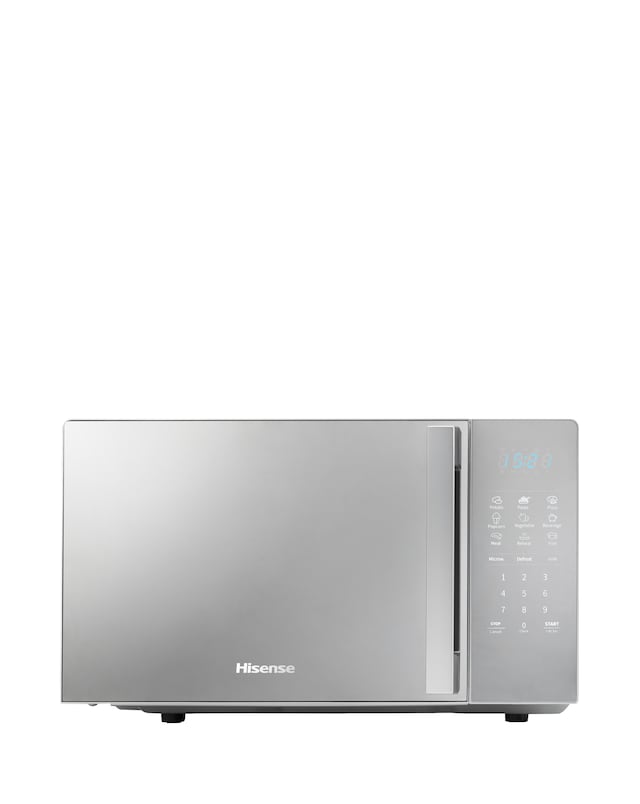 Hisense H20MOMSS4HGUK Mirror Silver Microwave 20L