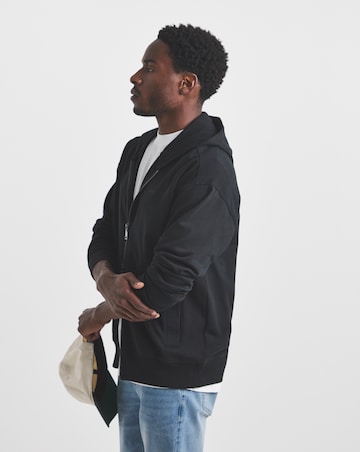 Union Full Zip Hoodie-Black