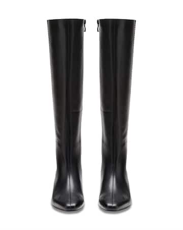 Clarks Edina Tall Knee High Leather Boot Standard Fit