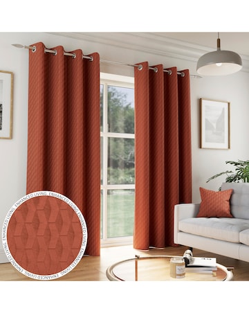 Tokyo Velvet Eyelet Curtains