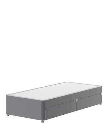 Silentnight Fabric 2 Drawer Divan Base Only