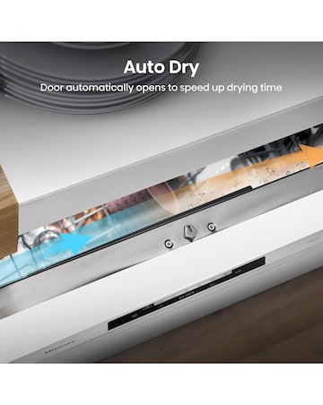 Hisense HS643D60WUK 16 Place Settings Dishwasher with Cutlery Tray - White