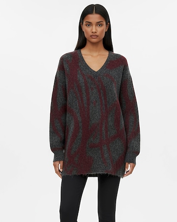 Religion V-Neck Knit Tunic Jumper
