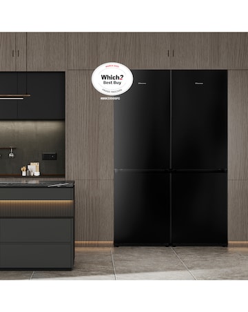 Hisense KitchenFit RB5K330GSFC Smart 60/40 Fridge Freezer - Black