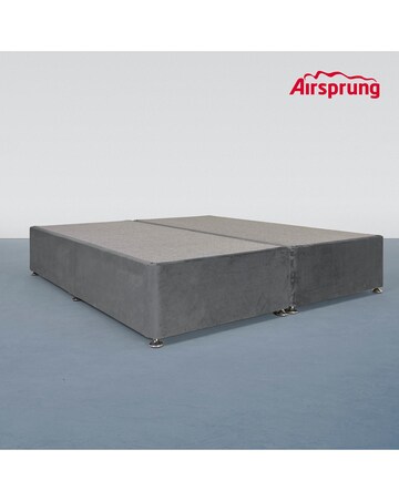 Airsprung Velvet Divan Base No Drawers