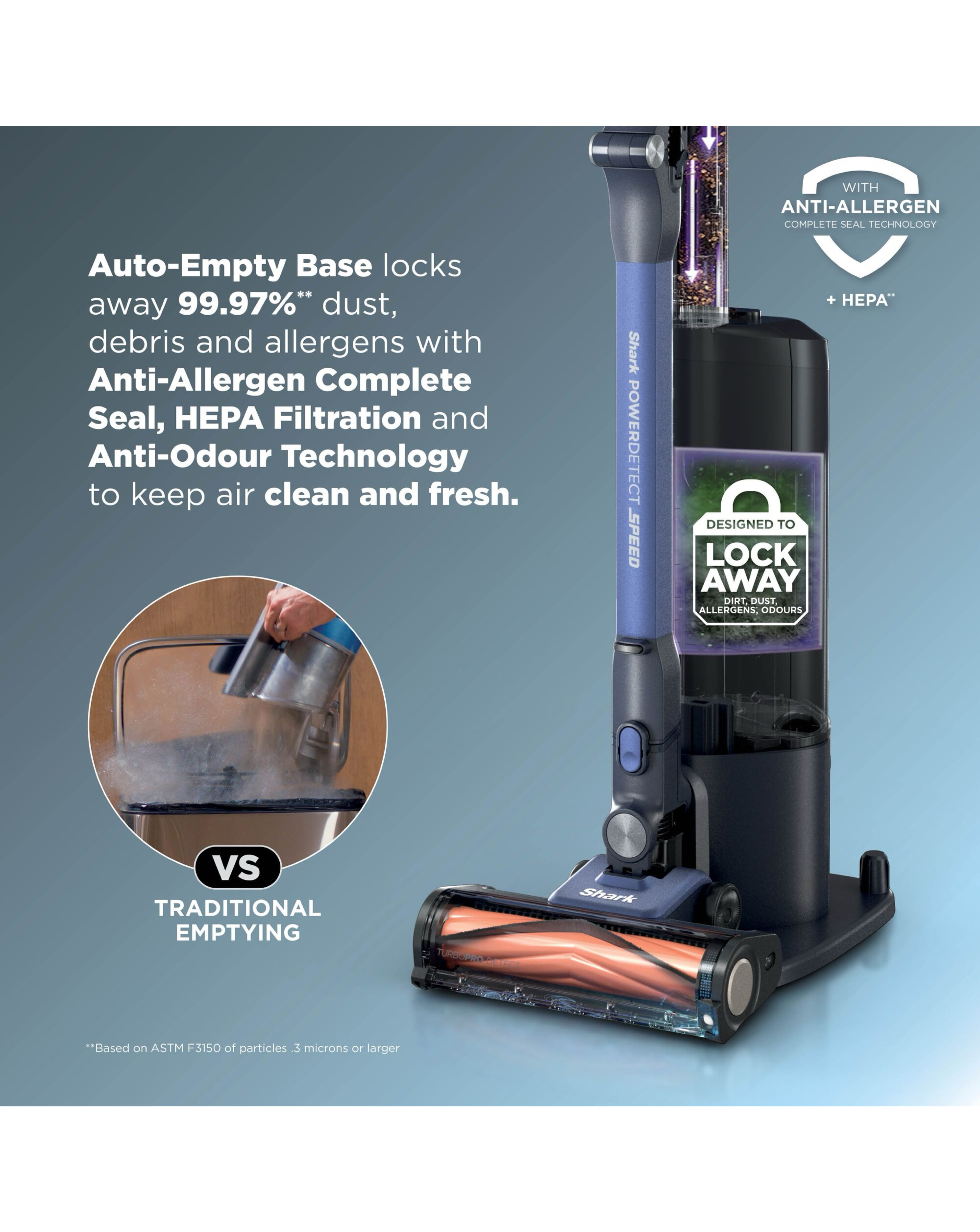Shark PowerDetect Speed Clean and Empty Pet Pro Cordless Vacuum