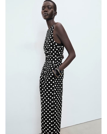MANGO POLKA DOT JUMPSUIT