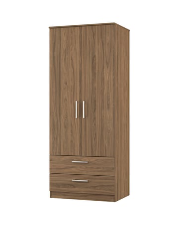 Briar Ready Assembled 2 Door 2 Drawer Wardrobe