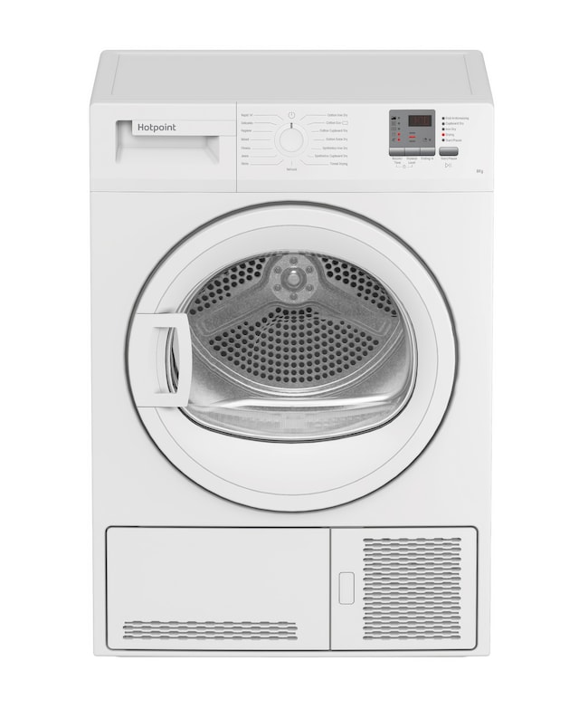 Hotpoint C HD C82 WWGD UK  Condenser Tumble Dryer 8kg - White
