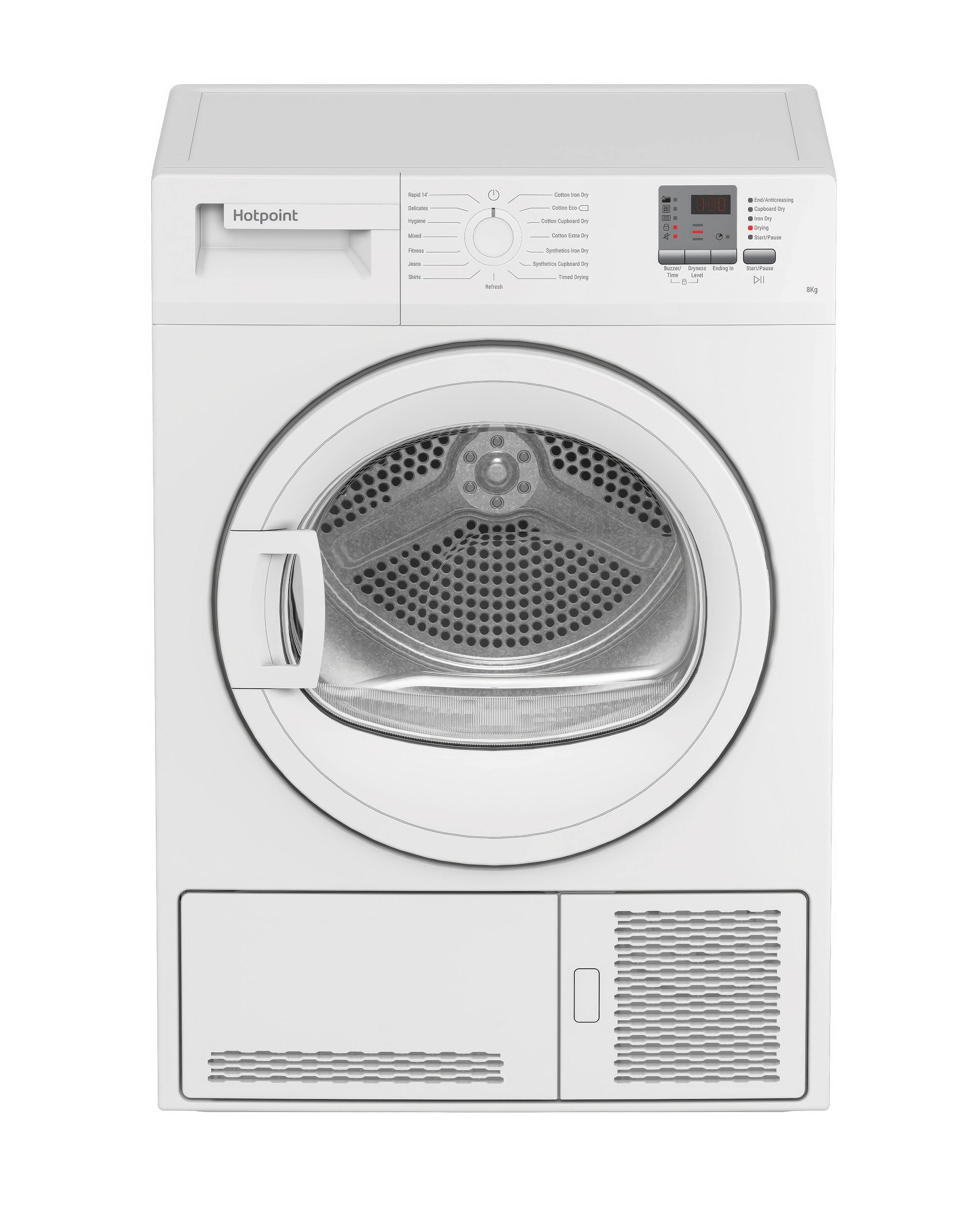 Hotpoint C HD C82 WWGD UK  Condenser Tumble Dryer 8kg - White