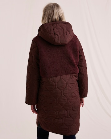 Julipa Borg Quilted Long Coat