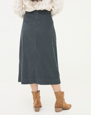 FatFace Leigh Cord Midid Skirt
