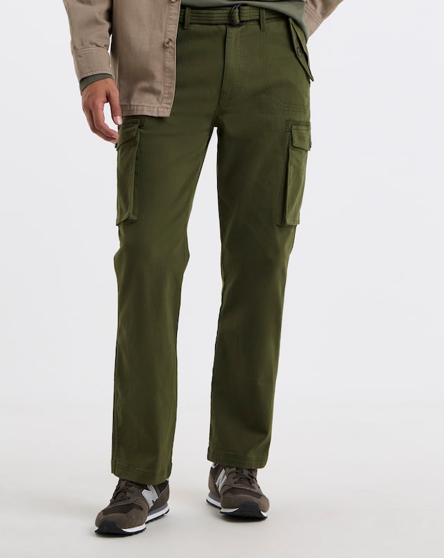 Joe Browns Belted Cargo Trousers - Khaki