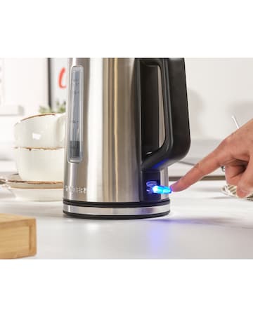 Salter Stainless Steel Kettle, Toaster and Microwave