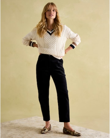 Joules Calla Cord Tapered Leg Trousers