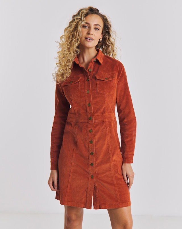 Joe Browns Josie Cord Button Through Dress