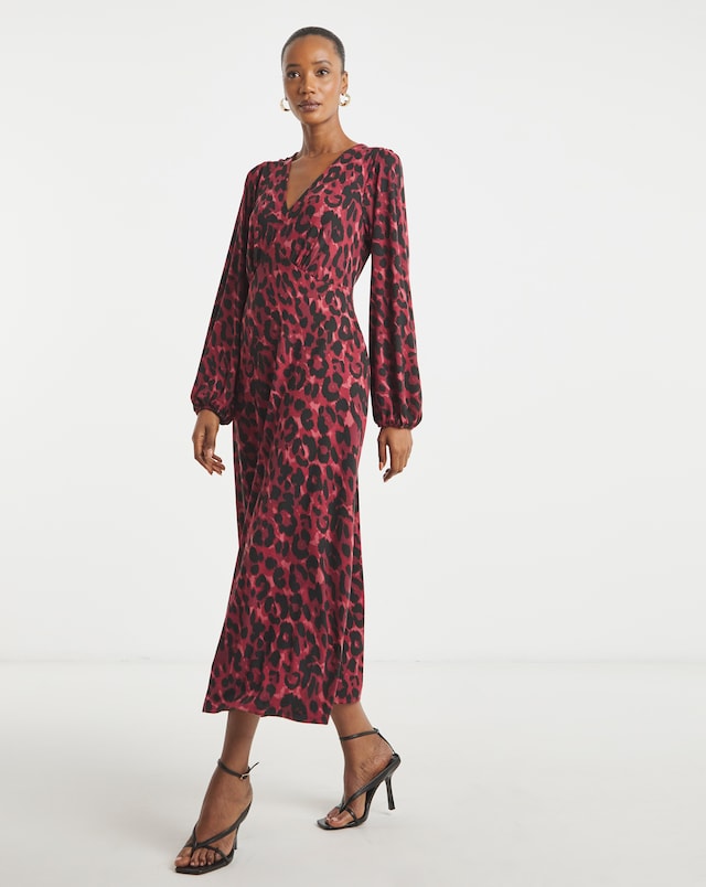 Soft Touch V Neck Tea Dress