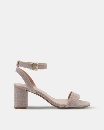 Dune Meye Block Heel Sandals Standard D Fit