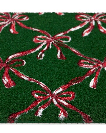 My Mat Printed Coir Christmas Festive Bows Doormat