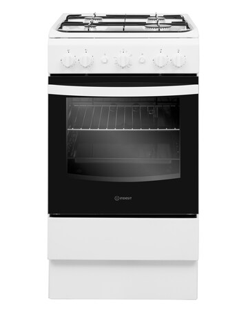 Indesit Cloe IS5G1KMW Gas Single 50cm Cooker White