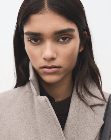 Mango Wool Mix Double Breasted Coat