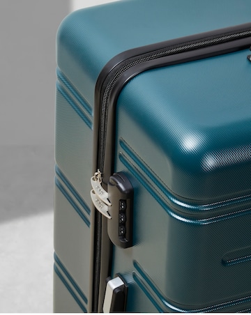 Rock Lisbon Large Suitcase - Pine Green