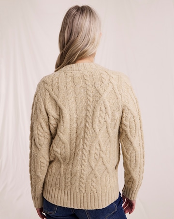 Julipa Cable Bomber Knitted Jacket