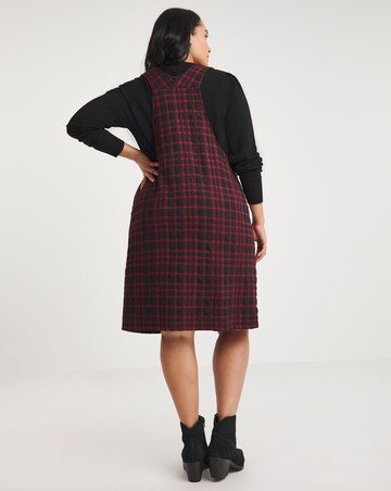 Joe Browns Checked Midi Pinafore Dress