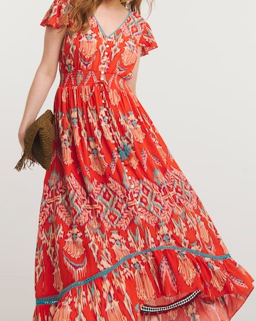 Joe Browns Dippy Hem Ibiza Sunset Maxi Dress