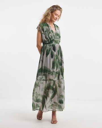 Religion V Neck Maxi Dress