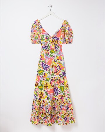 FatFace Rio Art Floral Midi Dress