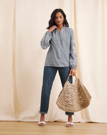 Anise Heather Vintage Blue Girlfriend Jean