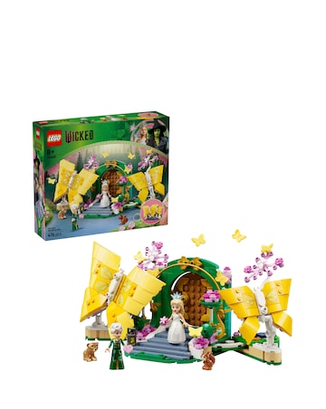 LEGO Wicked Glinda's Wedding Day Set, Butterfly Toy Inspires Role-Play 75688