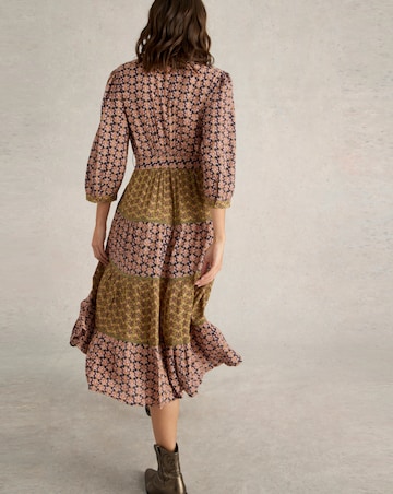 White Stuff Mabel Mixed Print Dress