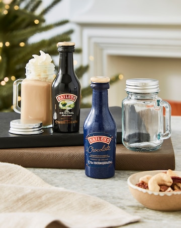 Festive Baileys with Dinkies Glasses