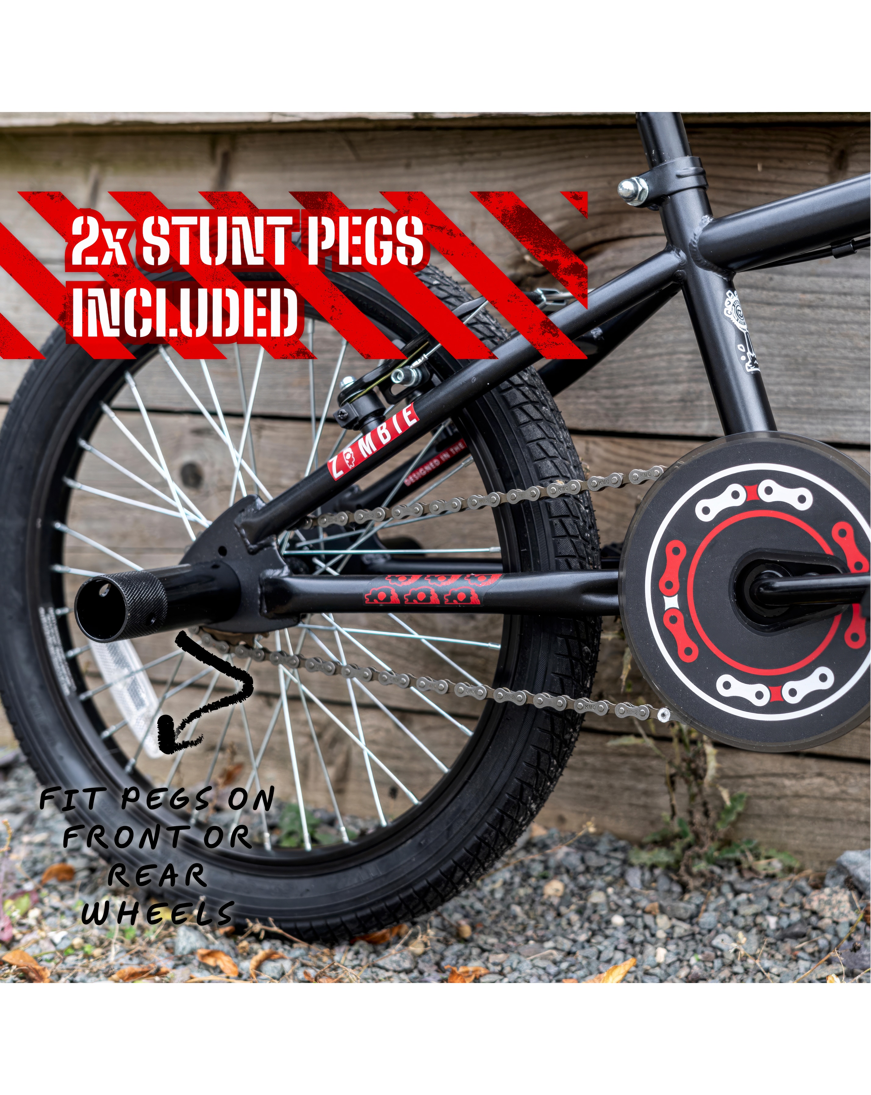 BMX（ゆげ） Zombie Plague BMX Bike - 18 inch wheel | JD Williams
