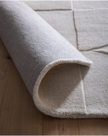 Penny Carved Circles Woollen Rug