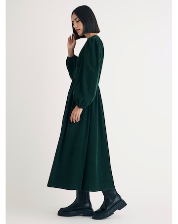 Nobody's Child Green Starlight Cord Midaxi Dress