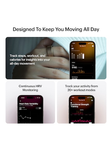 Ultrahuman Ring AIR Bluetooth Smart Ring - Brushed Rose Gold - Size 9