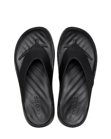 Crocs Black Getaway Platform Toe Post Sandal