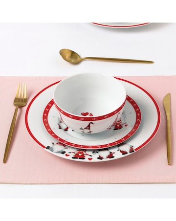 Waterside Nordic Gnome 12 Piece Dinner Set
