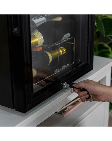 Russell Hobbs RHGWC1B-C-LCK Beverage Cooler with Lock - Black