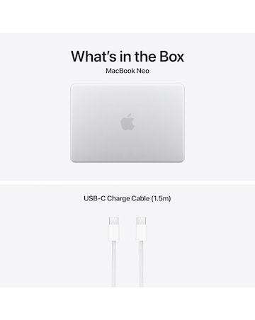 Apple MacBook Neo (A18, 2026) 13in 6-core CPU 5-core GPU 8GB 256GB - Silver