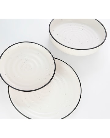 Waterside Speckle 12 Piece Dinner Set