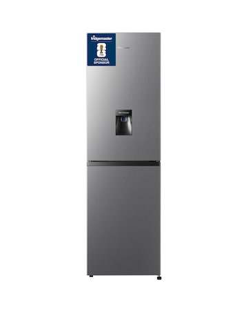 Fridgemaster MC55240DES Fridge Freezer with Water Dispenser- E Rated 175 CM